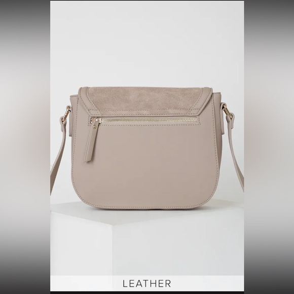 Lulu’s Lenox Taupe Suede Leather Purse - Picture 5 of 7